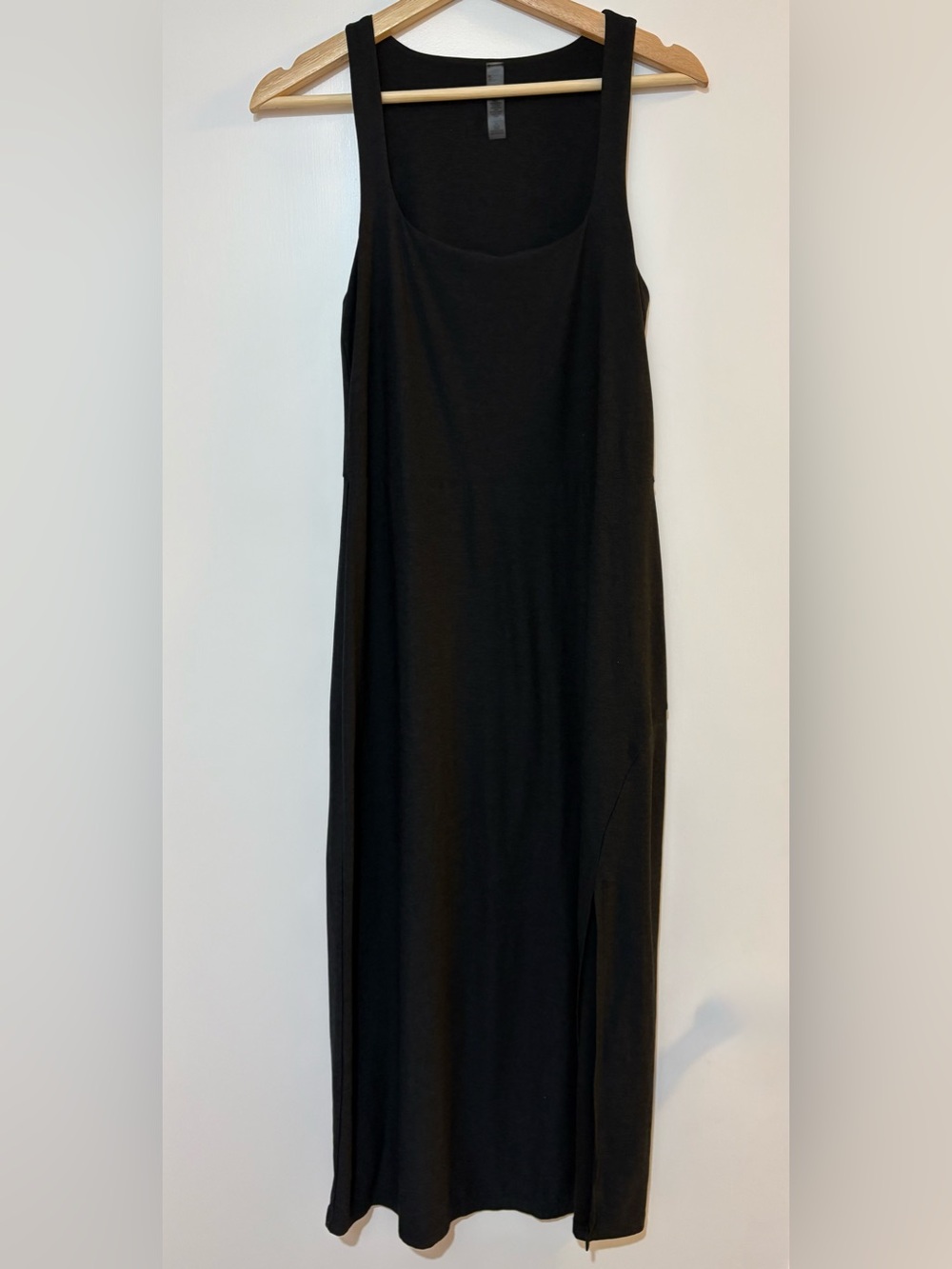 Beyond Yoga Black Scoop Neck Tank Dress Small